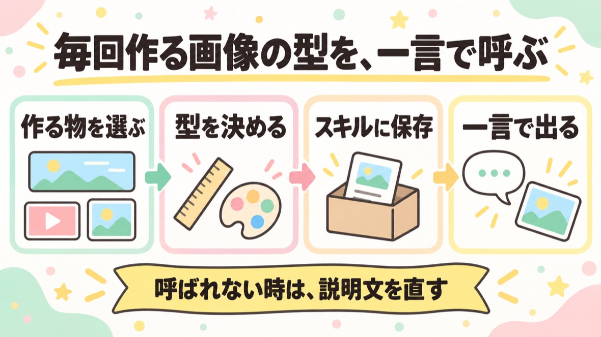 新しいセッションで名前を言わずに一言で呼ぶ の流れ図解